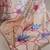 cream smooth japan satin mirror work satin saree