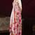 peach smooth japan satin mirror work satin saree