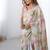 multicolor heavy chiffon mirror work saree