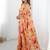 peach heavy chiffon mirror work saree