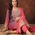 Women Bandhani Printed Regular Sequinned Kurta with Trousers & With Dupatta