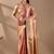 Multicolor silk blend woven design saree with blouse
