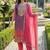Women Ethnic Motifs Printed Regular Thread Work Kurta with Trousers & With Dupatta