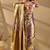 Purple silk blend woven design saree with blouse