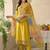 Women Floral Embroidered Regular Thread Work Kurta with Trousers & With Dupatta