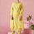 Women Floral Embroidered Regular Thread Work Kurta with Trousers & With Dupatta