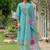 Women Floral Embroidered Regular Thread Work Kurta with Trousers & Dupatta