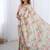 multicolor heavy chiffon mirror work saree