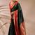 Multicolor silk blend woven design saree with blouse