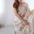 multicolor heavy chiffon mirror work saree