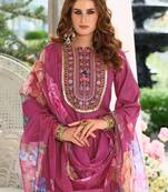 Women Floral Embroidered Kurta with Trousers & Dupatta