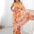 peach heavy chiffon mirror work saree