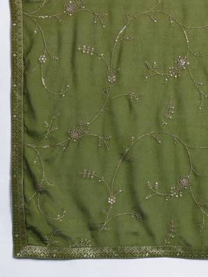 Ethnic Motifs Kurta with Trousers & Dupatta 4