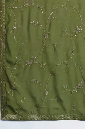 Ethnic Motifs Kurta with Trousers & Dupatta