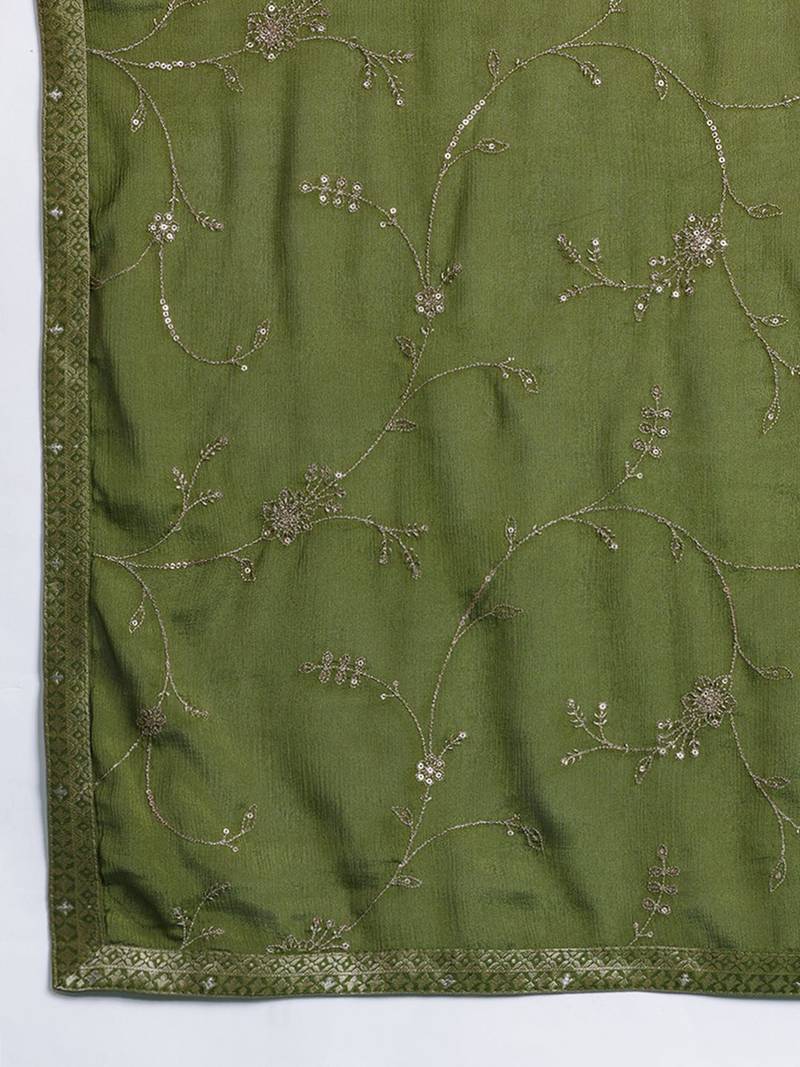Ethnic Motifs Kurta with Trousers & Dupatta