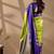 Multicolor silk blend woven design saree with blouse