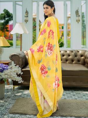 Women Floral Embroidered Regular Thread Work Kurta with Trousers & With Dupatta 2