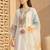 Women Floral Embroidered Regular Thread Work Liva Kurta with Trousers & With Dupatta