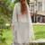 Women Floral Embroidered Regular Thread Work Liva Kurta with Trousers & With Dupatta