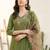 Women Floral Embroidered Regular Thread Work Liva Kurta with Trousers & With Dupatta