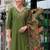 Women Floral Embroidered Regular Thread Work Liva Kurta with Trousers & With Dupatta