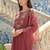Women Floral Embroidered Regular Thread Work Kurta with Trousers & With Dupatta