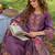 Women Floral Embroidered Regular Thread Work Liva Kurta with Trousers & With Dupatta