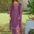 Women Floral Embroidered Regular Thread Work Liva Kurta with Trousers & With Dupatta