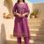 Women Floral Embroidered Regular Thread Work Kurta with Trousers & With Dupatta