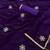 purple heavy smooth sitara mirror work satin saree