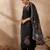 Women Ethnic Motifs Regular Thread Work Kurta with Trousers & With Dupatta