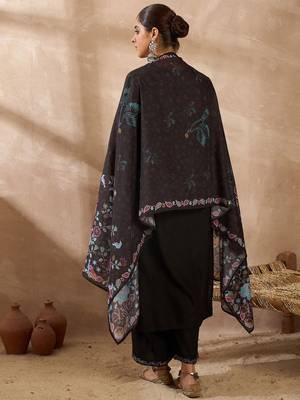 Women Ethnic Motifs Regular Thread Work Kurta with Trousers & With Dupatta 5