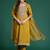 Ethnic Motifs Embroidered Sequinned Kurta with Trousers & With Dupatta