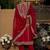 Women Ethnic Motifs Embroidered Panelled Kurta with Trousers & With Dupatta