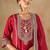 Women Ethnic Motifs Embroidered Panelled Kurta with Trousers & With Dupatta