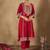 Women Ethnic Motifs Embroidered Panelled Kurta with Trousers & With Dupatta