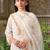 Women Floral Embroidered Regular Mirror Work Kurta with Trousers & With Dupatta