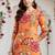 Women Floral Printed Regular Kurta with Trousers