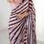 pink heavy chiffon mirror work saree