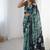 multicolor heavy chiffon mirror work saree