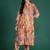 Women Paisley Printed Panelled Pure Cotton Kurta with Trousers
