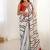 multicolor heavy chiffon mirror work saree