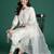 Floral Embroidered Thread Work Kurta with Trousers & With Dupatta