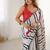 multicolor heavy chiffon mirror work saree