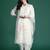 Floral Embroidered Thread Work Kurta with Trousers & With Dupatta