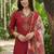 Women Ethnic Motifs Embroidered Regular Thread Work Kurta with Patiala & With Dupatta