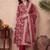 Women Floral Printed Angrakha Pure Cotton Kurta with Trousers & With Dupatta
