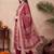 Women Floral Printed Angrakha Pure Cotton Kurta with Trousers & With Dupatta