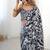 multicolor heavy chiffon mirror work saree