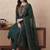 Women Floral Embroidered Regular Thread Work Kurta with Trousers & With Dupatta
